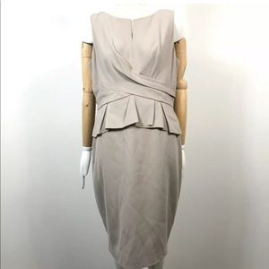 Paule Ka Women 100% Silk Dress Ruffled Size FR 44